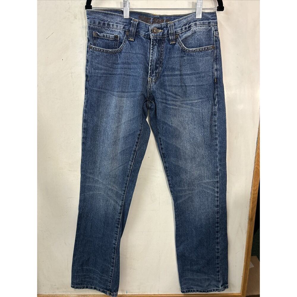 VTG Plugg Mens Jeans Denim Slim Straight Leg Y2K‎ Street 90s Skater Blue 30x32